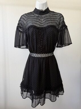 Revolve Talulah Black Dress with Cutouts